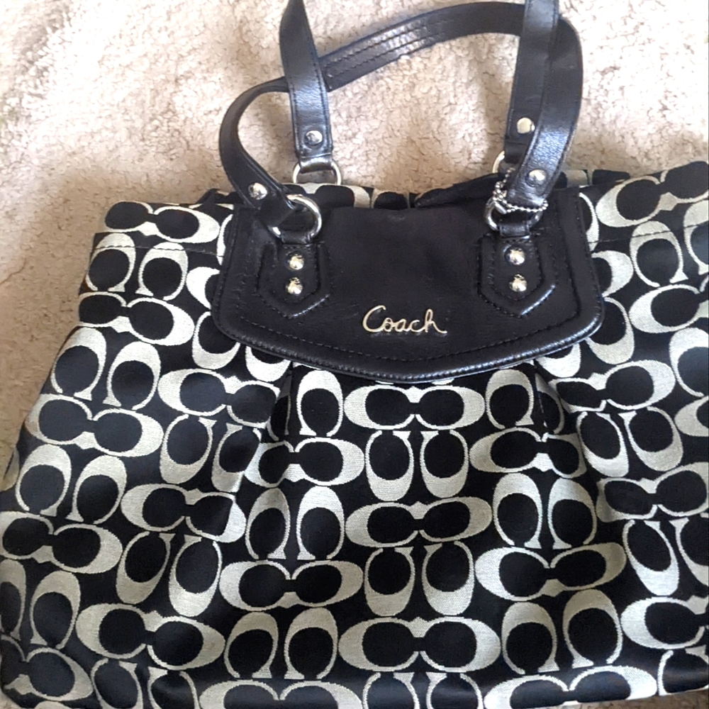 Black coach bag